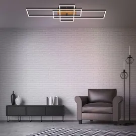 Briloner CCT LED Deckenleuchte 104 cm schwarz