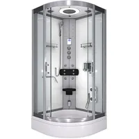 AcquaVapore Duschkabine Dusche D58-60T1 Komplettdusche Fertigdusche 100x100 cm