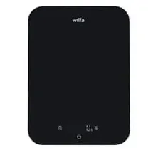 Wilfa MAX Küchenwaage KS2B-10 schwarz, bis 10 kg, Timer, USB-C