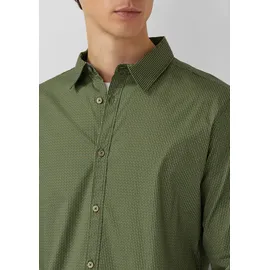 s.Oliver Slim Fit Langarmhemd grün L