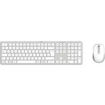 Hama WKM-550 Tastatur USB / Bluetooth Weiß PC