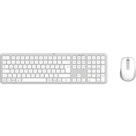 Hama WKM-550 Tastatur USB / Bluetooth Weiß PC