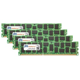 PHS-memory 32GB (4x8GB) RAM Kit Arbeitsspeicher DDR3 für Supermicro A+ Server 1042G-LTF RAM Speicher RDIMM (ECC Registered) PC3-10600R