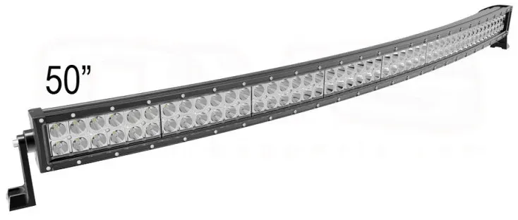 Gebogener 127 cm, 288 W leistungsstarker LED-Bar (LED-Dioden-Scheinwerfer) mit gerichteter weißer Beleuchtung, 12V/24V