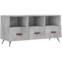 Furnicato TV-Schrank Betongrau 102x36x50 cm Holzwerkstoff