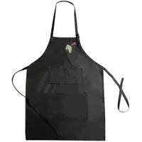 Comair Färbeschürze Gold Design schwarz