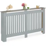 Relaxdays Heizkörperverkleidung Lamellen, Zubehör Heizen