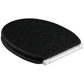 Sanilo WC-Sitz Glitzer Schwarz