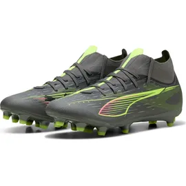 Puma Ultra 5 Match+ AG/FG Herren Matte Aged Silver/Yellow Alert 39