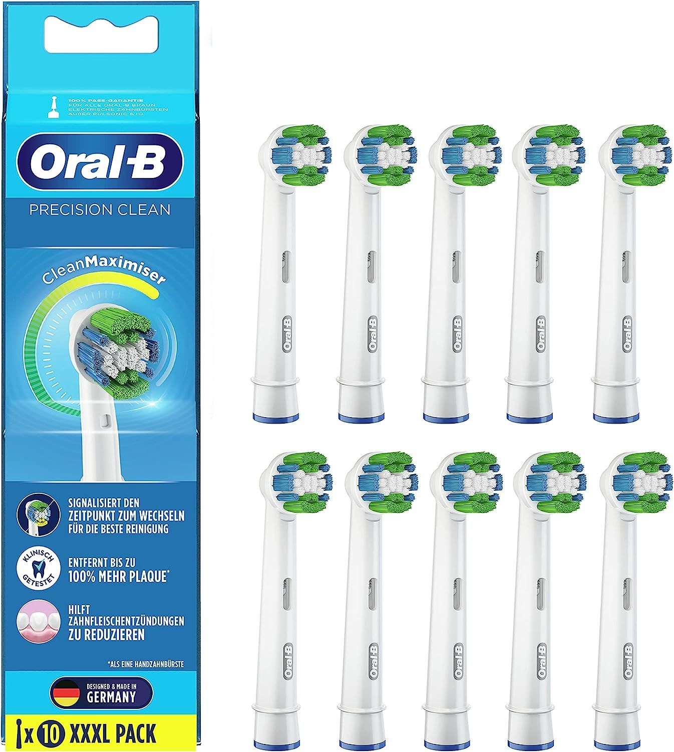 Oral-B Precision Clean Aufsteckbürsten für elektrische Zahnbürste 10 St