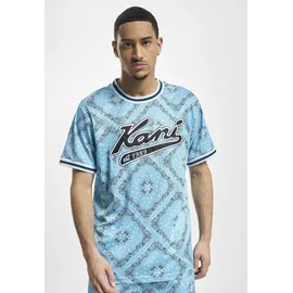 Karl Kani KM232-008-1 KK Varsity Paisley Mesh Tee Blau S