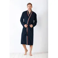 Hajo Morgenmantel Herren Mantel Frottee blau 58