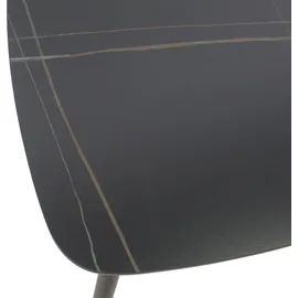 Essentials Pedro Gartentisch 76 x 70 x 70 cm Wenge-Schwarz Ceramic