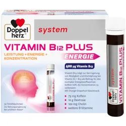 Doppelherz system VITAMIN B12 PLUS ENERGIE 30X25 ml Trinkampullen