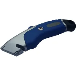 Alpedia Cutter Neutral Premium 18mm, Sicherheit, mit 1 Trapezklinge, blau  Alpedia