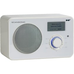 Scansonic IN220BT (Internetradio, DAB+, WLAN, Bluetooth), Radio, Weiss