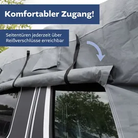 Lemodo Wohnmobil Schutzhülle S 50 x 50 cm Grau