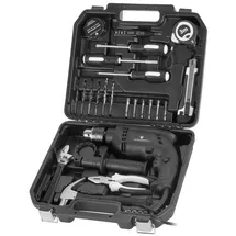 STAHLWERK Heimwerker Set DTS-33 ST Werkzeugkasten mit 32-teiligem Werkzeug Set