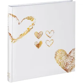 Hama Fotoalbum Herz-Motiv 29x32 cm 50 Seiten