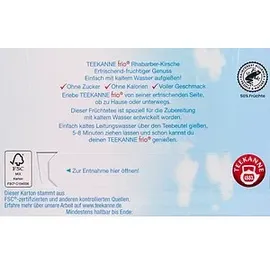 Teekanne Rhabarber-Kirsche Teebeutel 18 x 2,5 g