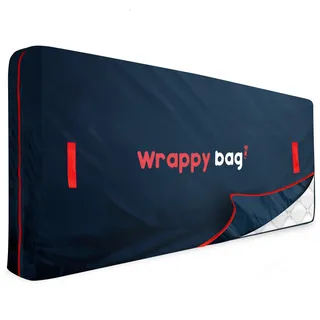 WRAPPYBAG – wasserdichte Matratzenhülle aus Oxford-Polyester – Aufbewahrungstasche mit 4 Tragegriffen – Ideal für Umzug, Lagerung & Transport – 70 x 140 cm