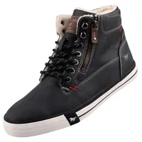 Mustang Herren High Top Sneaker Schwarz EU 43