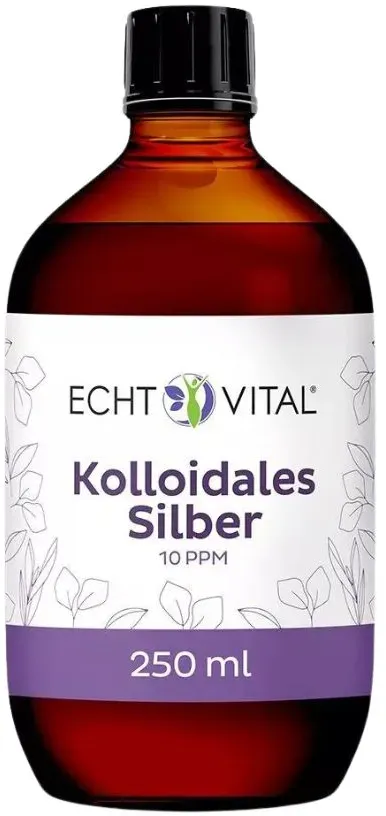 Kolloidales Silber - 10 ppm (250 ml) - Echt Vital