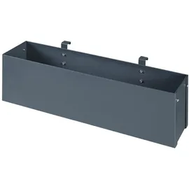 [en.casa] Blumenkasten Achtkarspelen 50x12x15cm Anthrazit