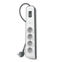 Belkin Steckdosenleiste 2 m Grau/Weiß 4 St.