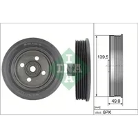 INA Riemenscheibe, Kurbelwelle 544 0139 10