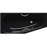 Kaldewei Mini star Badewanne rechts 224530000701 157x70/47,5cm, Antislip, schwarz