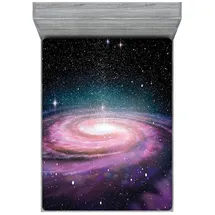 ABAKUHAUS Spannbettlaken Polyester 160 x 200 cm schwarz