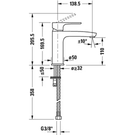 Duravit B.1 M Einhandmischer (B11020002010)