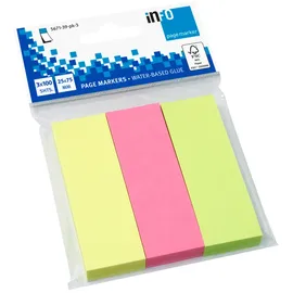 Info Brillantmix Haftmarker farbsortiert 3x 100 Streifen