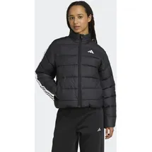 adidas Damen, Jacke Essentials CLIMAWARM 3-Streifen Synthetik, Größe L, in Grau BLACK
