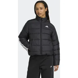 adidas Damen, Jacke Essentials CLIMAWARM 3-Streifen Synthetik, Größe L, in Grau BLACK