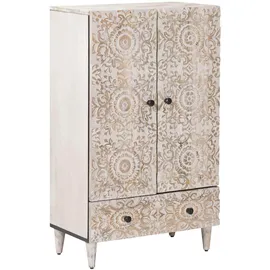 vidaXL Highboard 60 x 33,5 x 100 cm Weiß