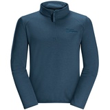 Jack Wolfskin Jungen AKTIVO Halfzip K Pullover, Dark sea, 92