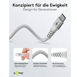 goobay USB-C 0,5 m Weiß