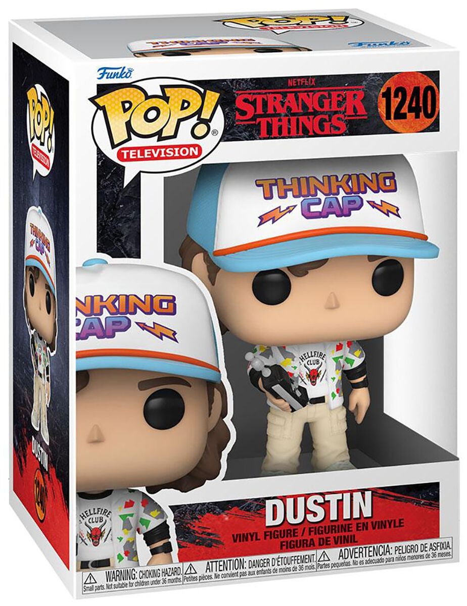 Stranger Things - Season 4 - Dustin Vinyl Figur 1240 - Funko Pop! Figur - Funko Shop Deutschland - Lizenzierter Fanartikel