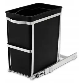 simplehuman Einbaumülleimer 30 l Schwarz