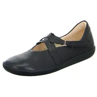 THINK! Damen Nature chromfrei gegerbte nachhaltige Halbschuhe, SCHWARZ 0000 - 41.5 EU