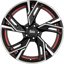 MAM RS5 7 x 16 5 x 108 ET38 Rot/Schwarz