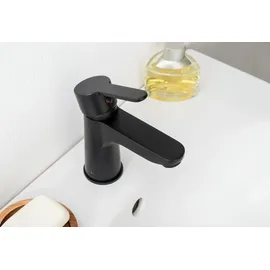 SANITOP-WINGENROTH Cori Waschtischarmatur Schwarz