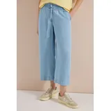 Cecil Stoffhose High Waist Blau XXL