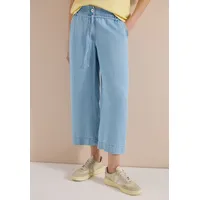 Cecil Stoffhose High Waist Blau XXL