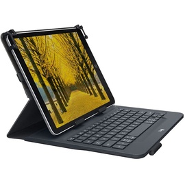 Logitech Folio mit Tastatur DE Universal 10" schwarz