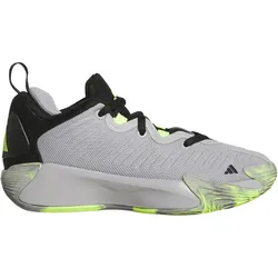 adidas Performance Initiation Low-Top Basketballschuhe Kinder JR9767 - grey two/core black/lucid lemon 38