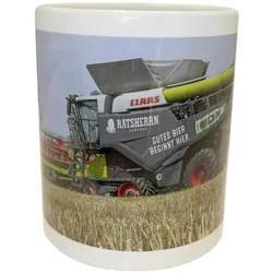 Claas Lexion im Bier-Design Becher