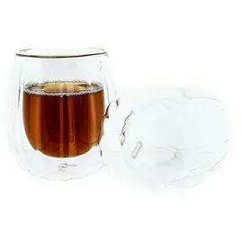 Mulex 8er Gläser Set 350ml Latte Macchiato Gläser Teeglas Espressogläser Doppelwandig